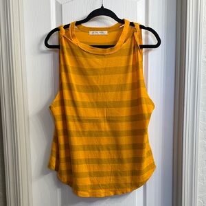 NWOT We The Free Gold/Gray Tank Top Size M